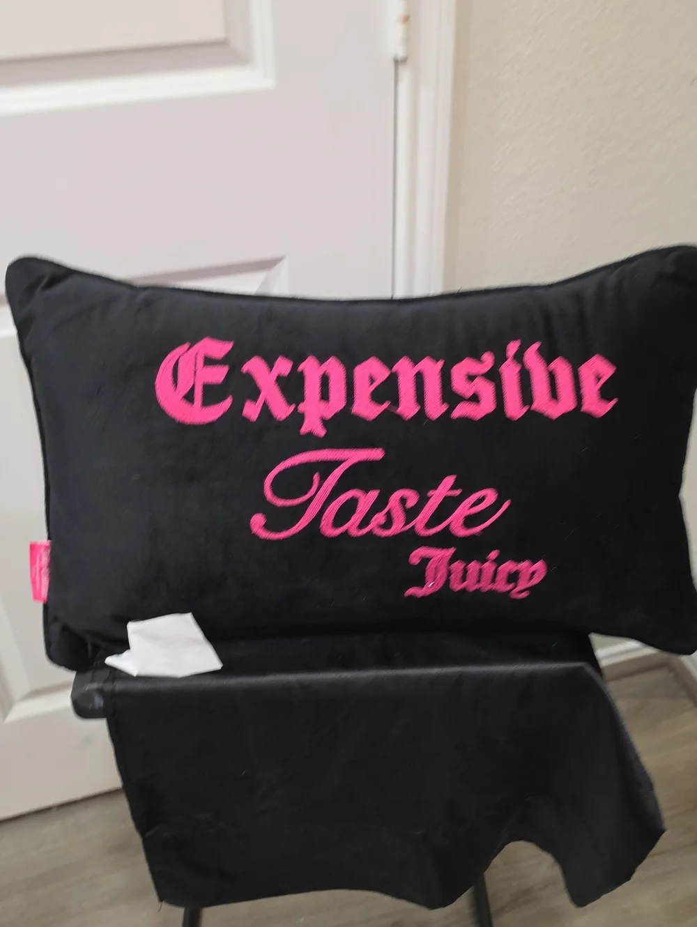 Juicy Couture Home High Maintenance Reversible Decoeative Accent Pillow